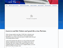 Tablet Screenshot of frenchfluency.org